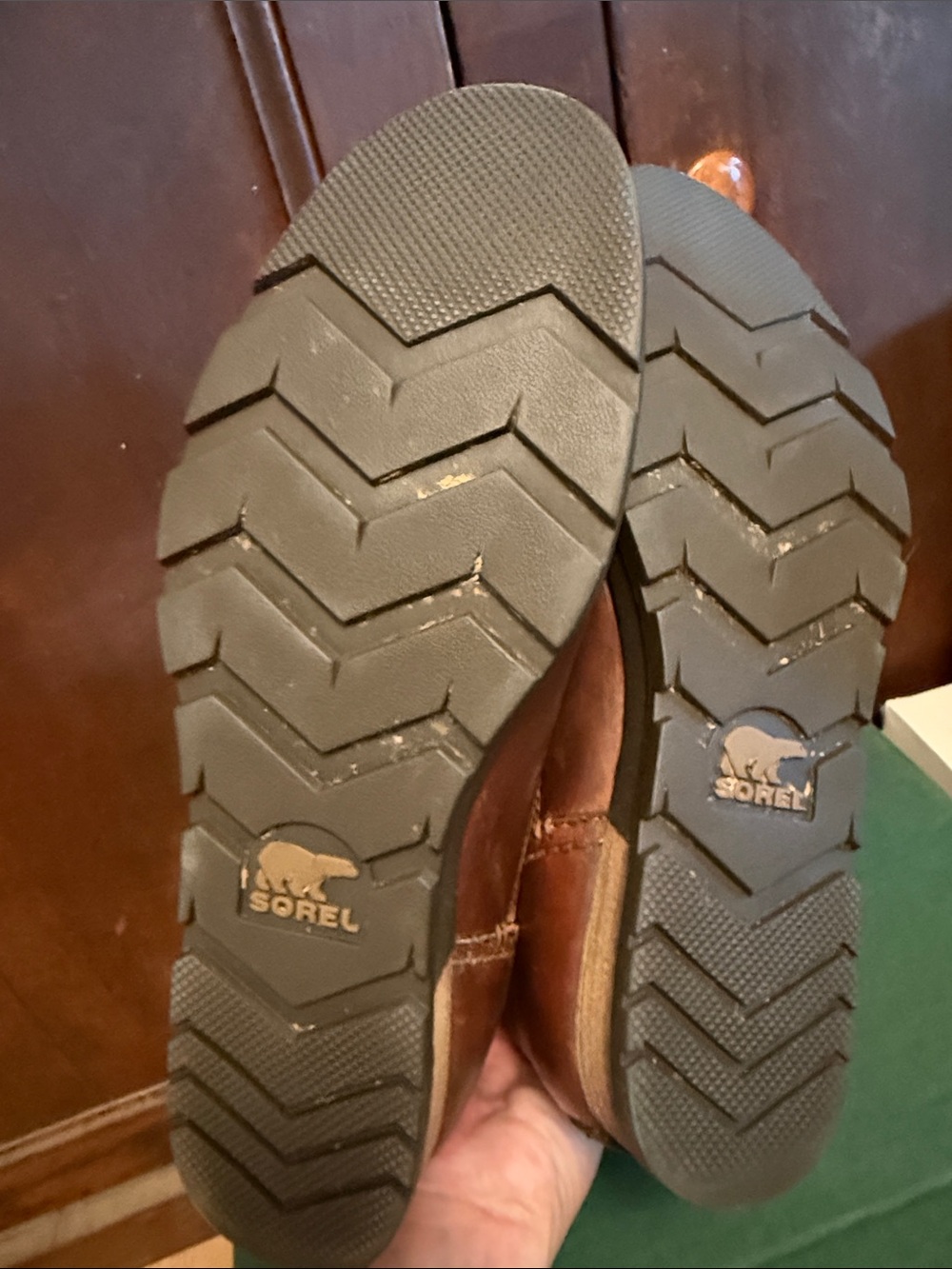 Women’s SOREL leather and suede boots 10.5 - Picture 8 of 9